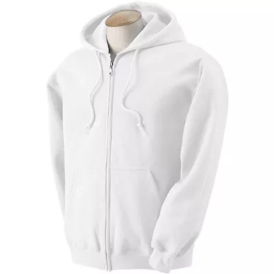 Men's Solid Full Zip Up Hoodie Classic Hooded Zipper Sweatshirt Cotton Unisex  • $27.98