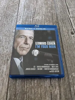 Leonard Cohen : I'm Your Man Blu-ray Lian Lunson Film U2 Nick Cave Antony • $9.09