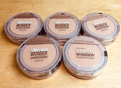 (5) Maybelline New York Dream Wonder Pressed Powder Pure Beige 75 Sealed • $44.95