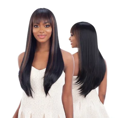 Freetress Equal Synthetic Freedom Long Straight Hair Wig - FW002 • £26.54
