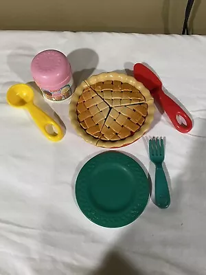 Vintage Fisher Price Fun With Food Pie Surprise Dessert Complete • $100