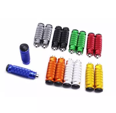 Universal CNC Racing Motorcycle Bike Folding Foot Pegs Footpegs Rear Set Pedals • $17.93