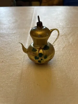 Vintage Mercury Glass Teapot Hand Blown • $38