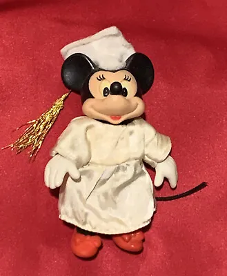 RARE VTG Applause Disney Graduation Figurine MINNIE MOUSE Cap And Gown Doll • $4.99