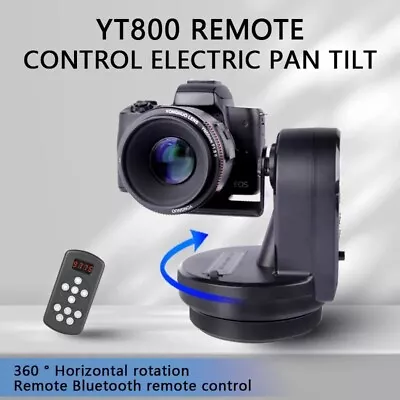 ZIFON YT-800 Electric Rotation Stabilizer Pan Tilt Head Motorized Remote Control • $65