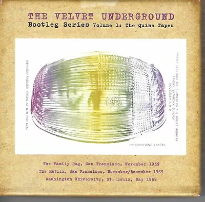 Velvet Underground - The Bootleg Series Vol. 1: The Quine Tapes 3-CD Box • $15.99