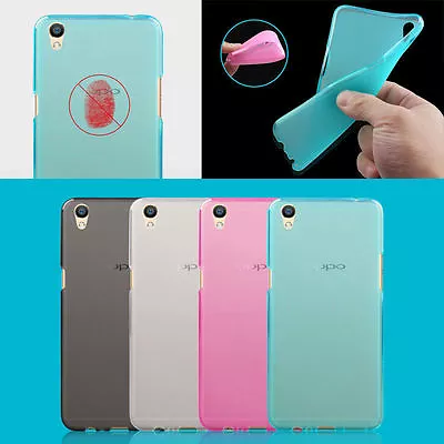 TPU Gel Silicone Soft Matte Jelly Grip Back Case Skin Cover For OPPO Models • $3.99