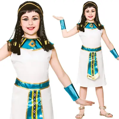 Kids Girls Queen Cleopatra Egyptian Ancient Book Week Fancy Dress Costume New • $56.66