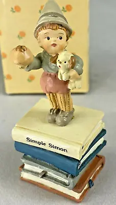 Enesco Fairy Tale Series Simple Simon Thimble 2.5  Figure Memories Of Yesterday • $22.77