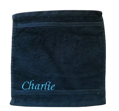 £8.84 • Buy Luxury Gift Personalised Name Embroidery Face, Hand , Bath Towels Colour Choice 