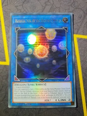 Hieratic Seal Of The Heavenly Spheres - BLCR-EN090 Ultra Rare - 1st Ed - YuGiOh • £0.99