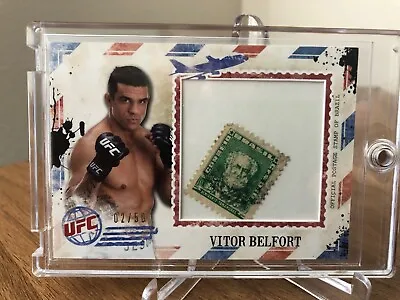 2012 Topps UFC Bloodlines International Airmail Stamps /50 Vitor Belfort #IA-VB • $99.99