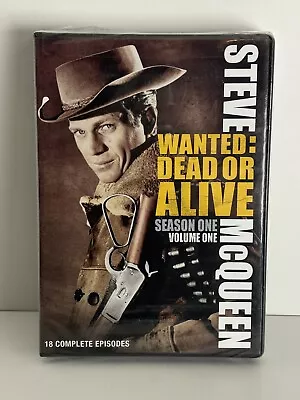 Wanted Dead Or Alive Season 1: Volume 1 (DVD 1958) Steve McQueen - NEW SEALED • $5.99