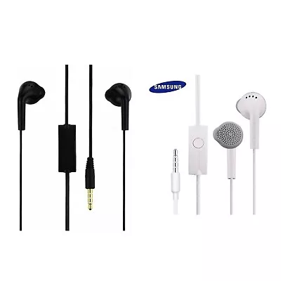 Genuine Samsung EHS61ASFWE Handsfree Headphones Earphones With Mic White /Black • £3.49