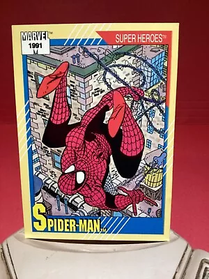 Spider - Man Marvel 1991 Super Heroes Card # 1. • $1.99