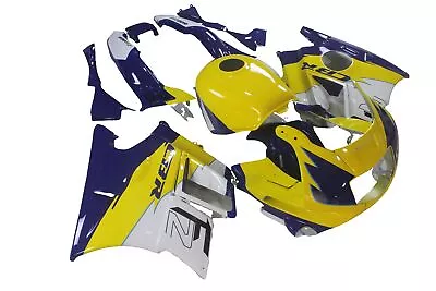 Fairings For Honda CBR600F2 1991 1992 1993 1994 Yellow Blue Plastics Bodywork • $439.95