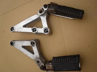 Honda CX400 CX500 CX650 Eurosport Turbo Rear Pillion Footpegs And Hangers Pegs • $18.65