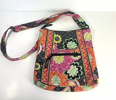 Vera Bradley Medium Hipster Crossbody Bag Flower Pattern Adj. Strap • $12