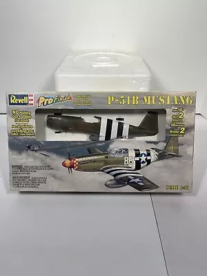 Revell Pro Finish #85-1654 P-51B Mustang Aircraft Model Kit 1:48 Scale - Sealed • $17
