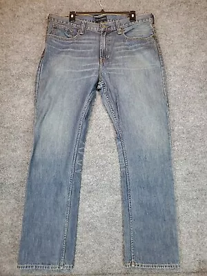 Bullhead Jeans Size 38x32 Men Rincon Slim Blue Med  Wash Mid Rise Denim • $17.99