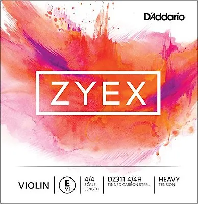 D'Addario Zyex Violin Single E String 4/4 Scale Heavy Tension • $12.99