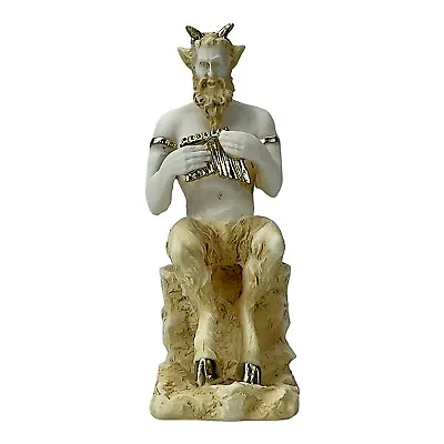 PAN Faunus Satyr Greek Roman Wild Nature God Figure Statue Sculpture Small • £29.47