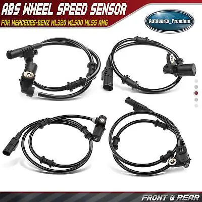 4x Front & Rear ABS Wheel Speed Sensors For Mercedes-Benz ML320 ML500 ML55 AMG • $47.99