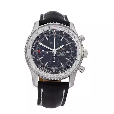 Pre-owned Breitling Navitimer World A24322 Steel Gents 46mm Wrist Watch • $6154.58