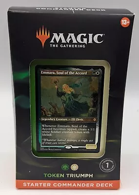 MTG Magic The Gathering Token Triumph Starter Commander Deck Sealed New • $23.88