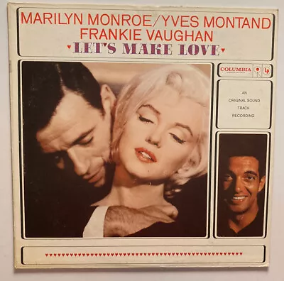 MARILYN MONROE “Let's Make Love” 1960 Vinyl LP Soundtrack ‘Six Eye’ CL 1527 VG+ • $39.99