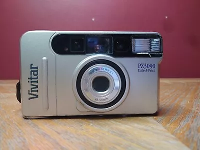 VIVITAR PZ 3090  38-90 Mm Series 1 AF Lens Quartz Date 35mm Film Camera UnTested • $10