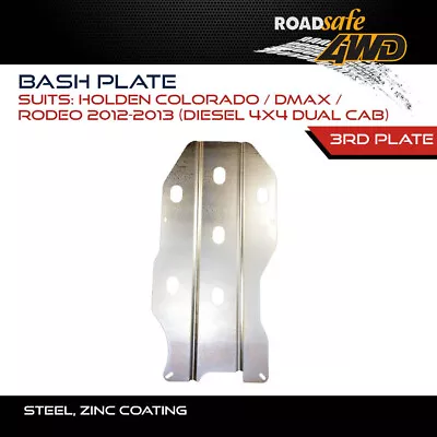 Roadsafe 4WD Bash Plate Fits Holden Colorado Dmax Rodeo 2012-2013 Diesel 4x4 • $396.99