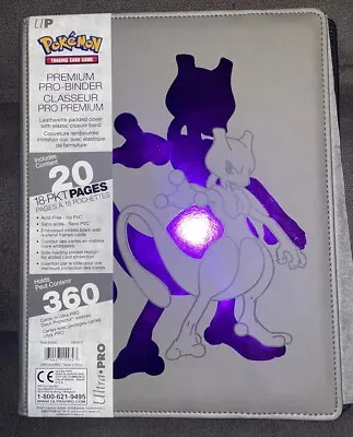 $42.99 • Buy Pokémon TCG Ultra-PRO Mewtwo Premium 9-Pocket PRO-Binder 💫
