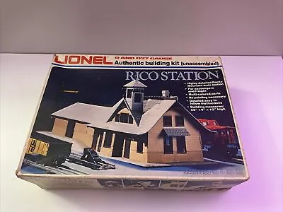 Lionel 6-2709 Rico Station Building Kit Train Layout Accessory O Gauge Structure • $35.50