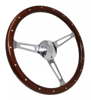 380mm 15  Inch 6 Bolt Grant Classic Nostalgia Style Wood Grain Steering Wheel • $149.99