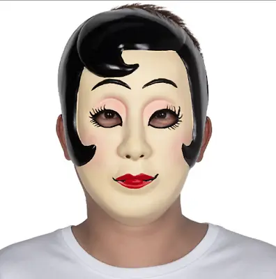 The Strangers Pin Up Doll Mask Halloween Fancy Dress Adult Costume Female Scary • £8.99