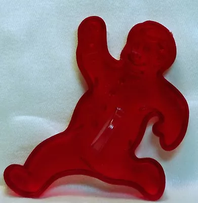 $7.65 • Buy Vintage Design Red Cookie Cutter - Running Gingerbread Man Nursery Rhyme Jack
