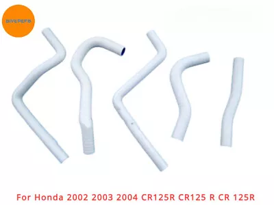 Silicone Radiator Hose For Honda 2002 2003 2004 CR125R CR125 R CR 125R White • $25.99