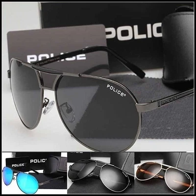 £9.98 • Buy Men's HD Polarized PL Sunglasses With Box Outdoor Classic Driving Police Glasses