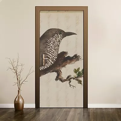 £46.95 • Buy Removable Door Sticker Mural Decal Birds Wild Animals Drawing Picture