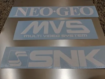 Arcade Style 2 Vinyl Decals NeoGeo MVS SNK  Multi Pack * Read Description * • $24