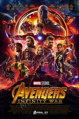Marvel Avengers Infinity War Movie Premium POSTER MADE IN USA - MCP018 • $18.48