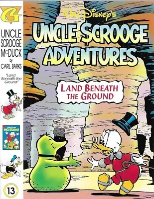 Gladstone Walt Disney Uncle Scrooge Adventures 13 Land Beneath The Ground • $16.95