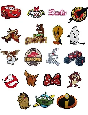 Kids TV Show Movie Iron On Sew On Patches Badges Transfers Fancy Dress Brand New • £2.79