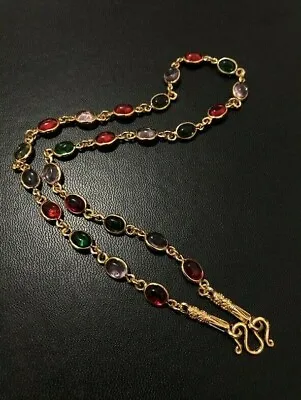 Necklace Naga Eye Gem 9 Colors Noppakao Jewel Jewelry Luck Charm Amulet • $35.45