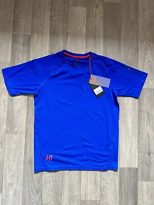 Musto Evolution Unisex Adults Children’s Blue T Shirt Size XS BNWT RRP £95 • £21.99