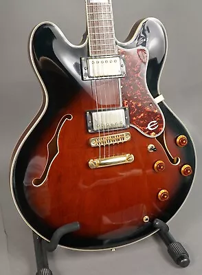 Epiphone Sheraton II Semi Hollow Body Electric Guitar - Vintage Sunburst Korea • $699.99