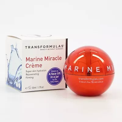 TRANSFORMULAS MARINE MIRACLE CREME 50ML New In Box RRP £97 • £35