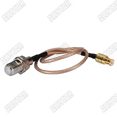 MCX Male To F Type Female Jack Straight Pigtail Cable RF RG316 50cm For Wireless • $3.81