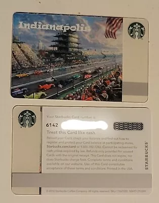 2024 Indianapolis 500 City Starbucks Card! • $24.95